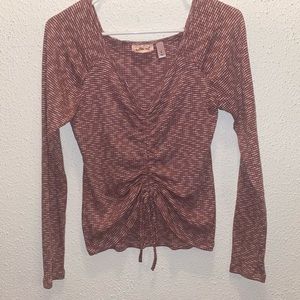 Long Sleeve Cinch Top